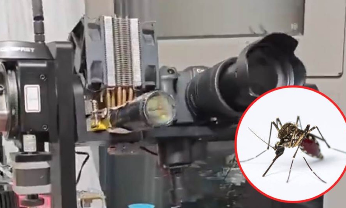 Komarci dolijali: Pogledajte kako radi AI laserski top VIDEO