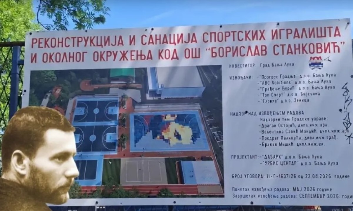 Sramota na gradilištu: Grad “prekrstio” velikog pisca, i to pored škole