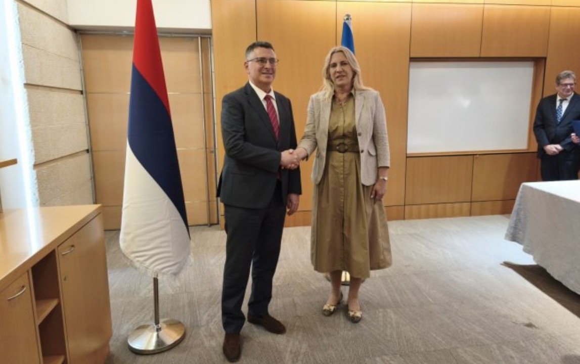 Nastavljen niz sastanaka: Cvijanovićeva sa izraelskim ministrom spoljnih poslova