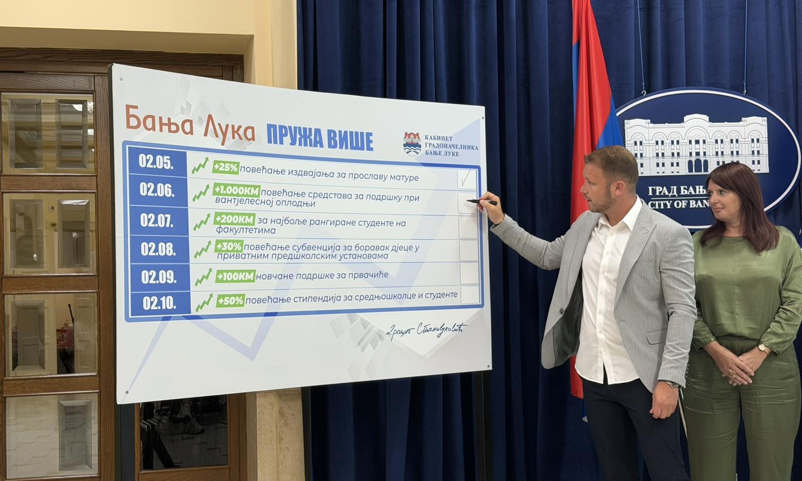 Šest mjera za građane Banjaluke: Od stipendija do uniformi u školama, sve do izbornog oktobra FOTO