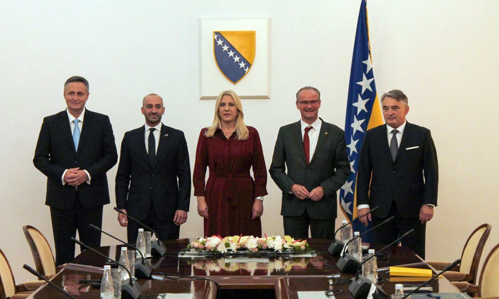 Članovi Predsjedništva BiH sa ministrima Njemačke i Francuske: Cvijanović traži kraj stranog uplitanja