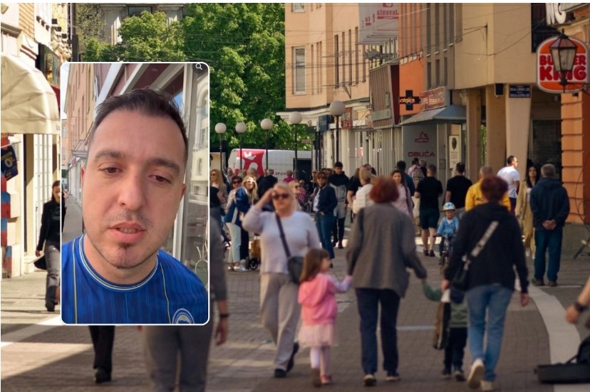 Bivši poslanik prošetao Banjalukom u dresu BiH: Ovaj grad je pun ljubavi VIDEO