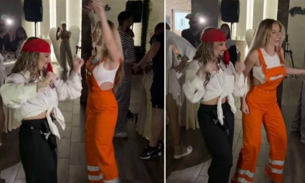 Maskenbal za rođendan: Barbara Bobak kao Džek Sperou, Tea Tairović u kostimu vatrogasca VIDEO