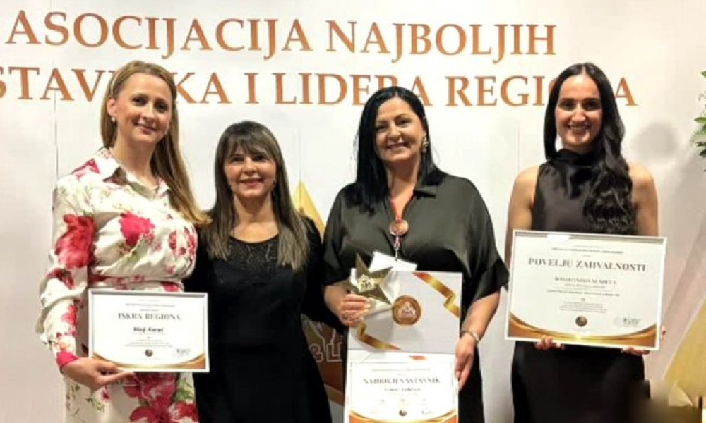 Značajno priznanje: Јelena Vrhovac nastavnica iz Banjaluke – najbolja u regionu
