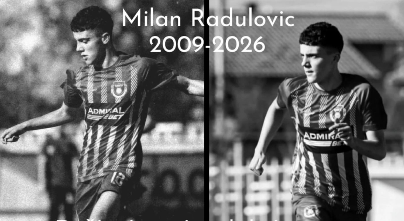 Preminuo mladi fudbaler Milan Radulović (17): “Počivaj u miru, dobri dječače”