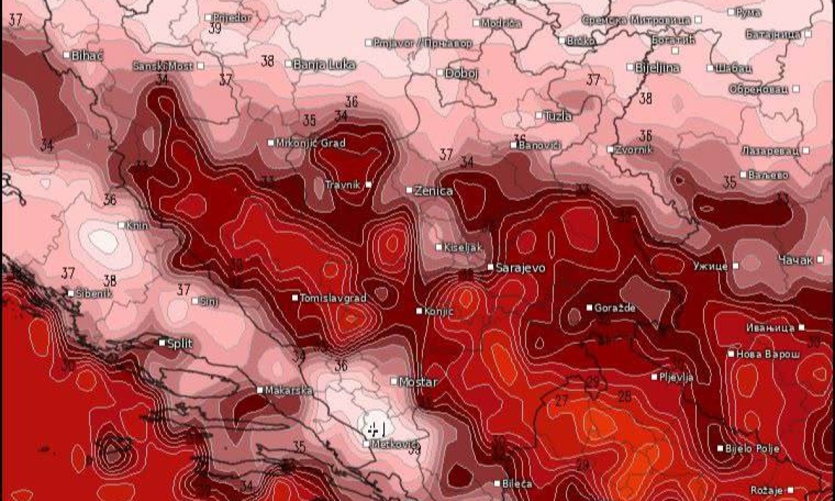 Vruće i sparno postaje još toplije: U BiH stiže tropski talas do 40 stepeni