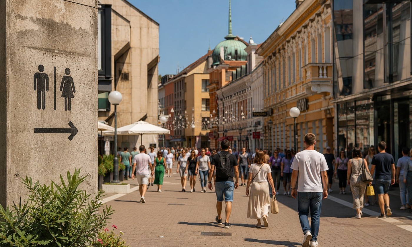Kad “zagusti”, trčite u Bosku! Gdje su nam javni toaleti u centru Banjaluke? FOTO