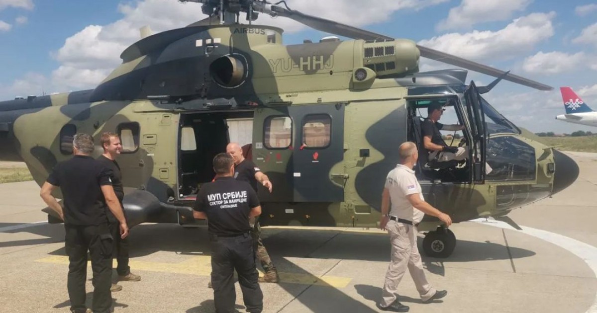 “Super puma” odletjela za Španiju: U pomoć krenuli i vatrogasci iz Srbije