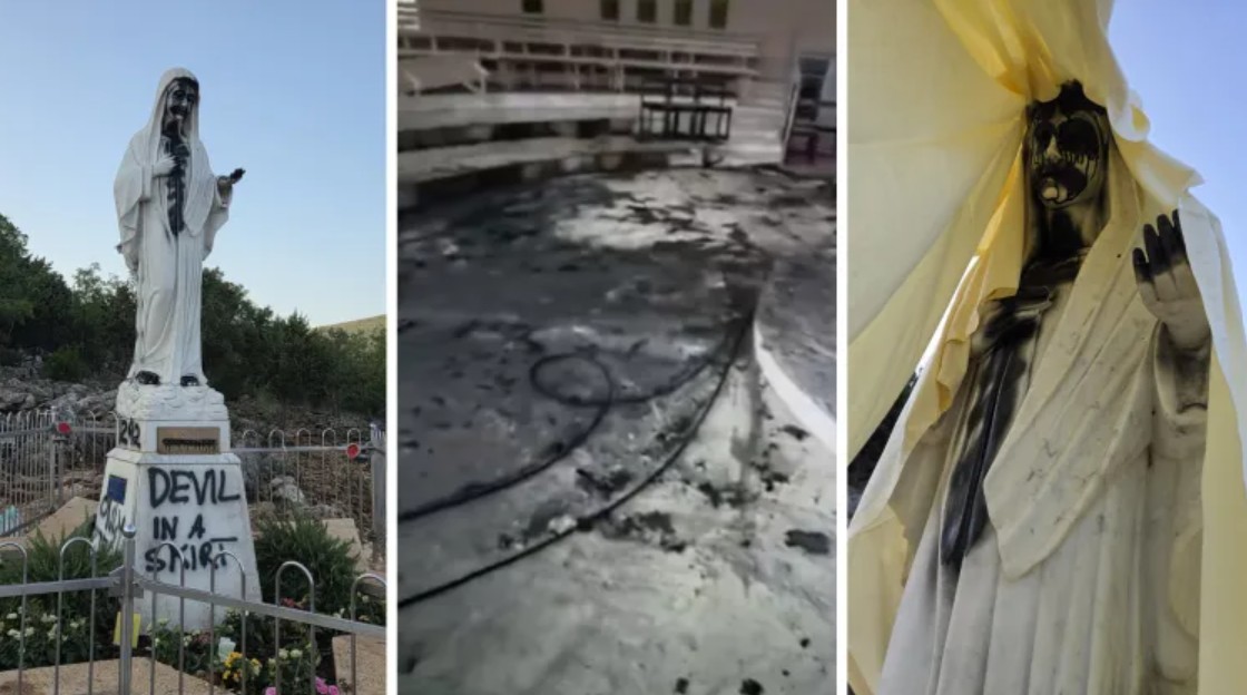 Napad na svetinje: Međureligijsko vijeće osudilo vandalizam u Međugorju FOTO
