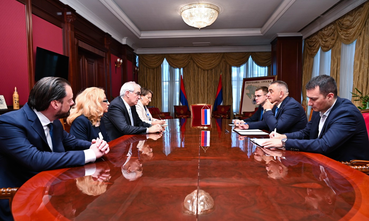 Minić sa šefom Misije OEBS-a: Srpska opredijeljena za poštovanje Dejtona i dijalog