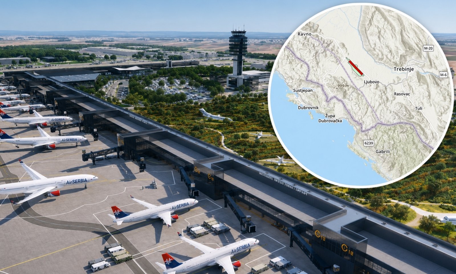 Šta otkrivaju dokumenti o Aerodromu Trebinje: Evo kolika pista će biti izgrađena na jugu SrpskeFOTO