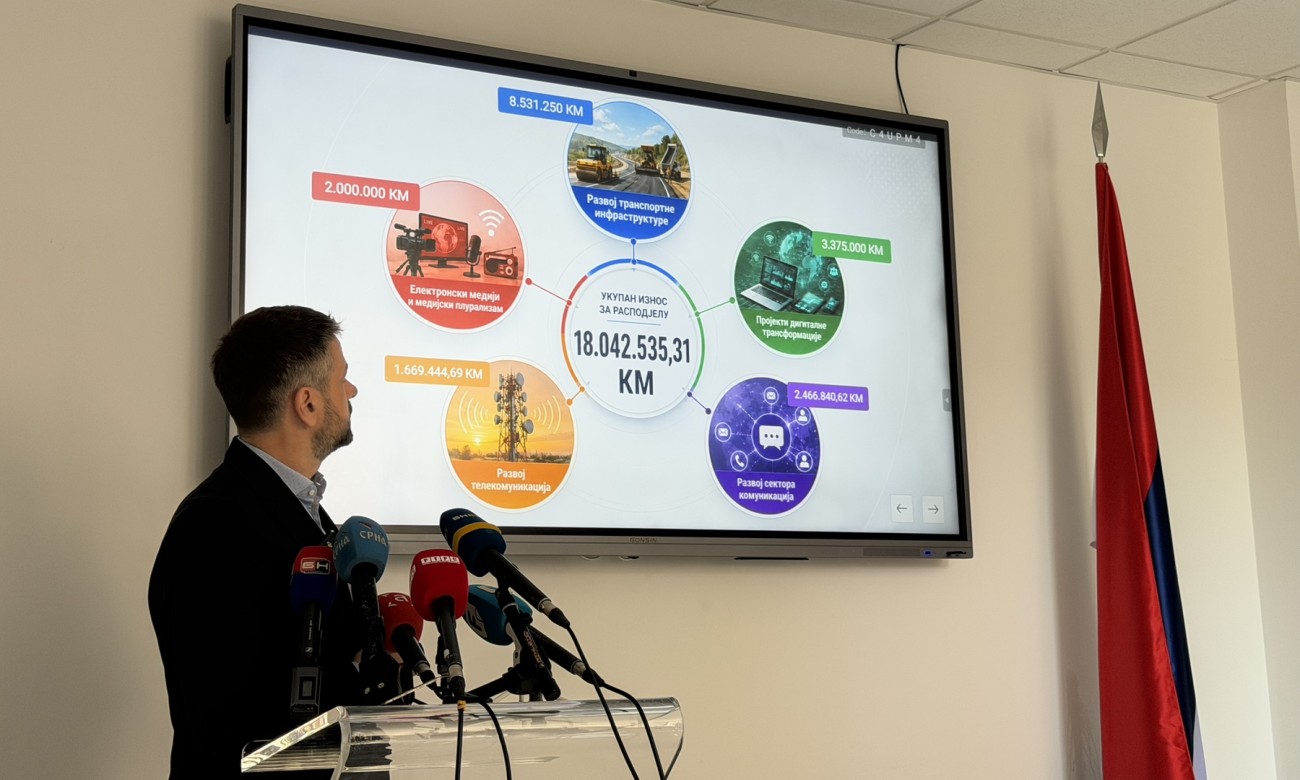 Amidžić objavio: Srpskoj danas stiže više od 18 miliona KM FOTO