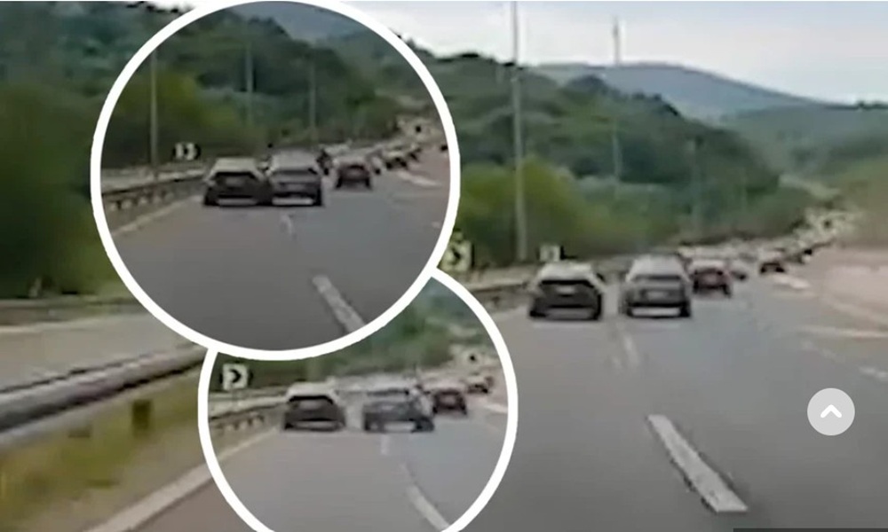 BMW naglo udario u “reno”: Pukom srećom izbjegnut horor na auto-putu