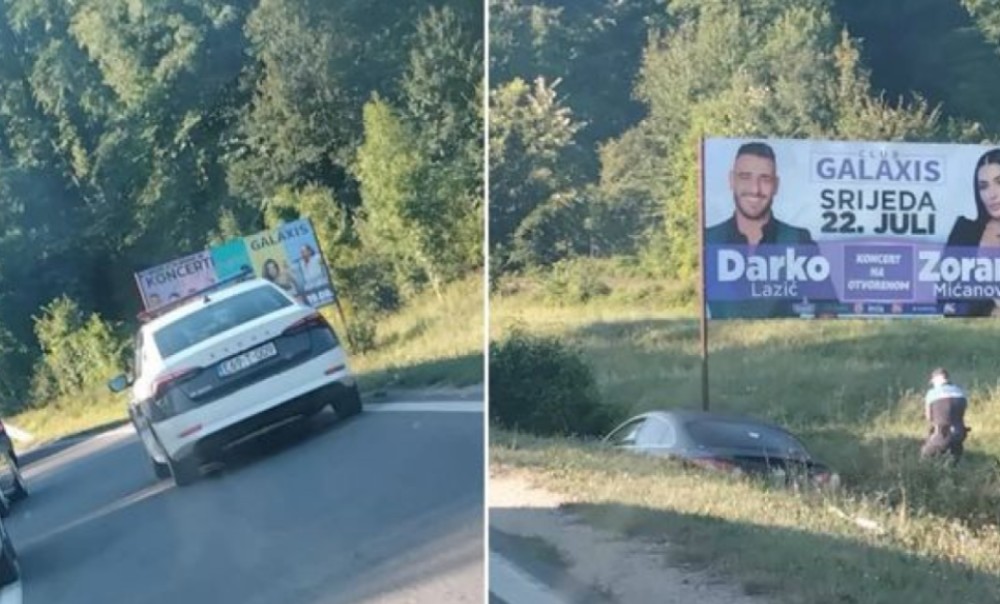 Drama u dijelu BiH: Automobil sletio u kanal pored puta, vozača nema