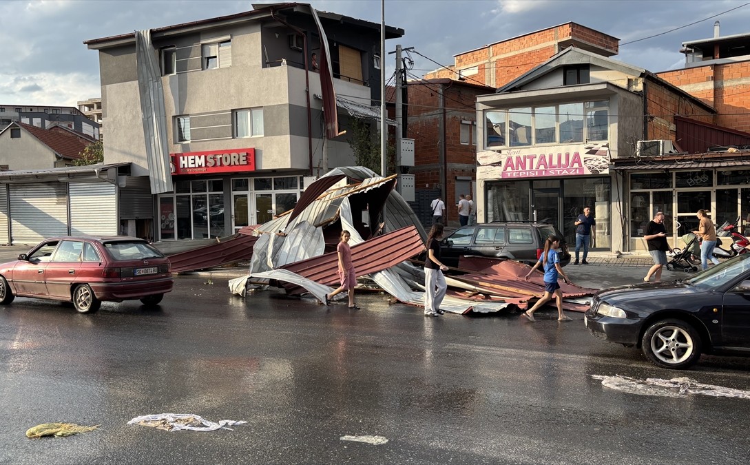 Nevrijeme u Skoplju: Povrijeđeno 15 ljudi, svi primljeni u bolnice