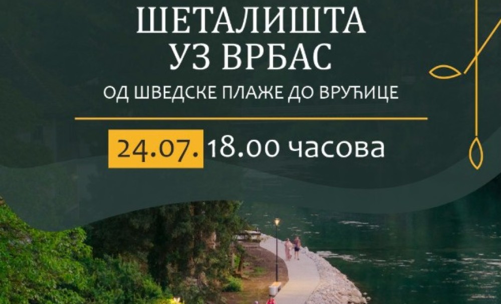 Najavljeno otvaranje: Banjaluka dobija novu dionicu šetališta uz Vrbas