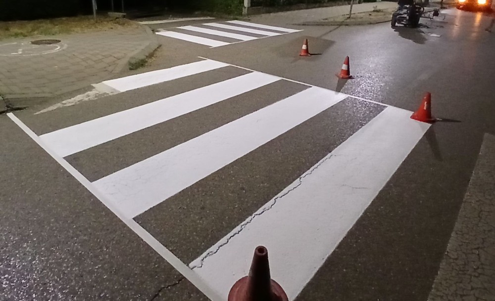 Radovi u više banjalučkih ulica: Nastavljena obnova horizontalne signalizacije