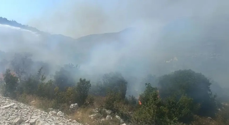 Bjesni požar iznad Trebinja: Vatrena linija duga dva kilometra