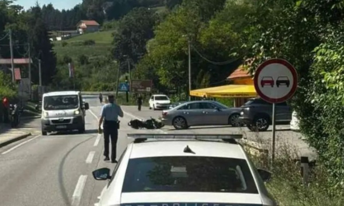 Saobraćajka u banjalučkom naselju, učestvovao motocikl: Policija na terenu radi uviđaj