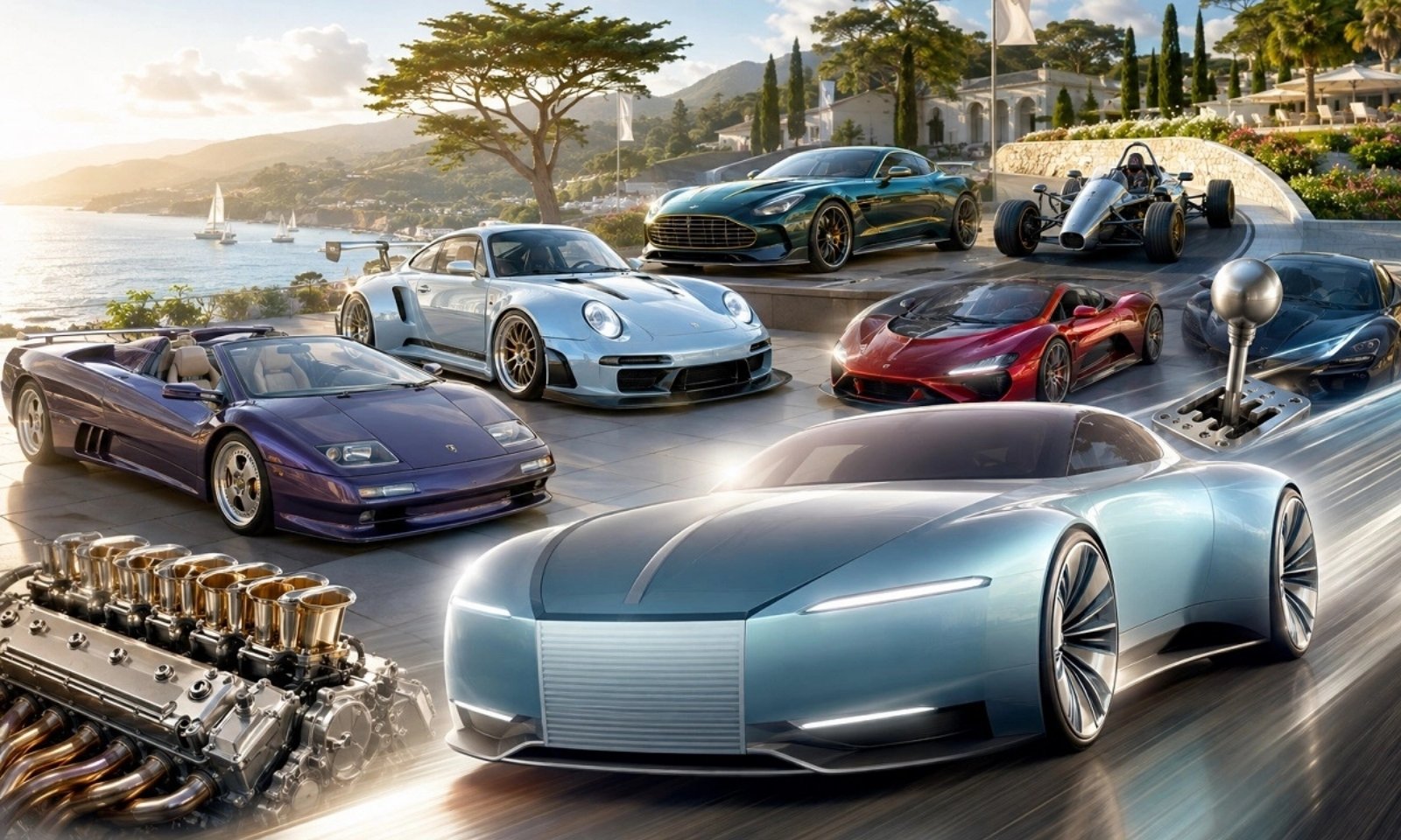 V12 motori i manuelni mjenjači se vraćaju: Monterey pokazao novi trend u svijetu automobila