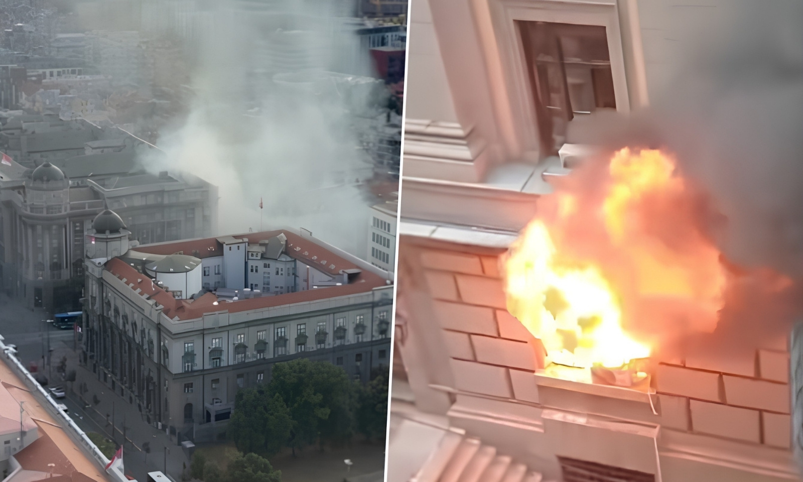Požar u zgradi Železnice Srbije u Beogradu: Evakuisani ljudi, nema povrijeđenih