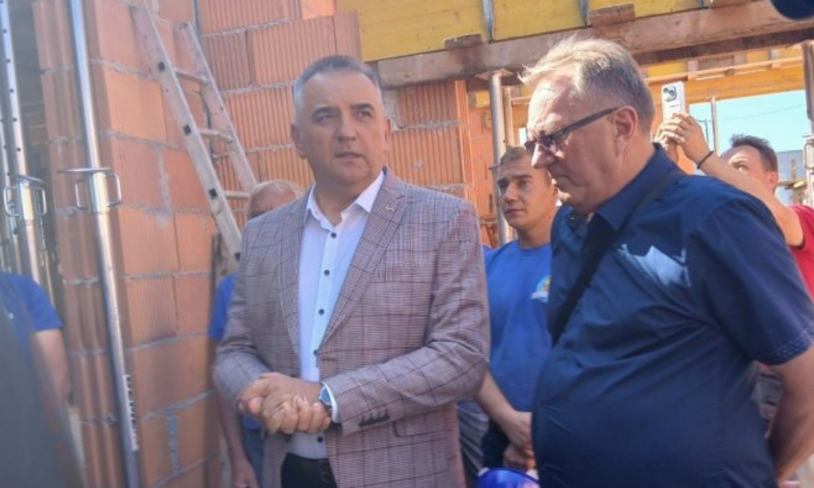 Minić danas u Bijeljini: Obišao gradilište vrtića i sastao se sa mitropolitom Fotijem