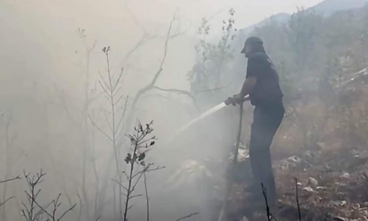 Osmijeh usred vatrene stihije: Trebinjski vatrogasac Coka postao simbol neustrašivosti VIDEO