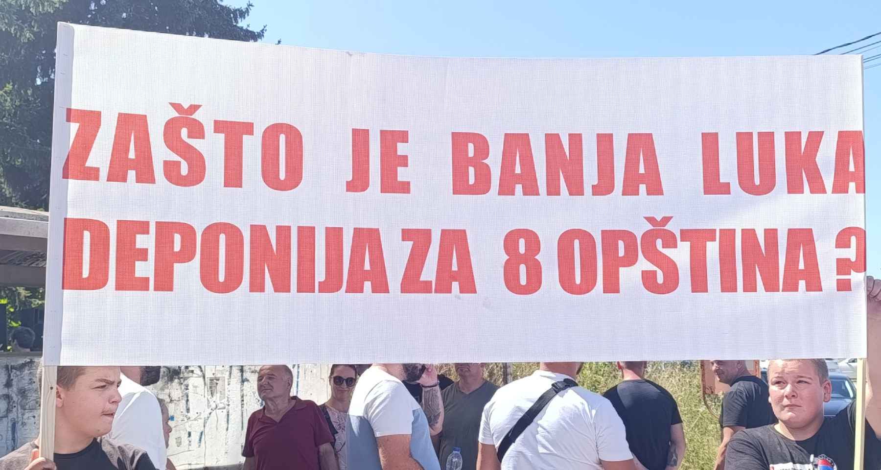 Mještani Dragočaja i Ramića ponovo protestuju: U “DEP-OT”-u najavljuju radnu grupu FOTO