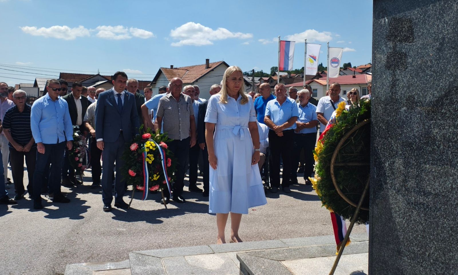 Cvijanovićeva položila vijenac na Novom Zejtinliku: Obilježena slava Saveza RVI Srpske FOTO