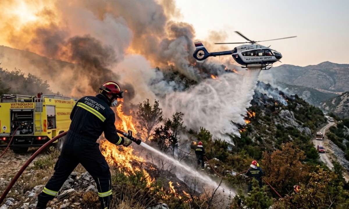 Nakon teške lekcije iz Omiša: Oni su prva brana Srpske pred vatrenom stihijom FOTO