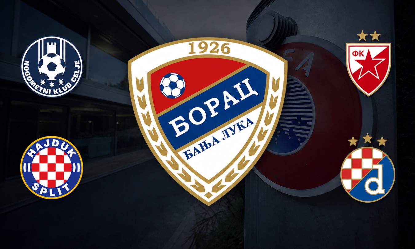 Banjaluci na ponos: Borac u evro-TOP 5 klubova bivše Jugoslavije