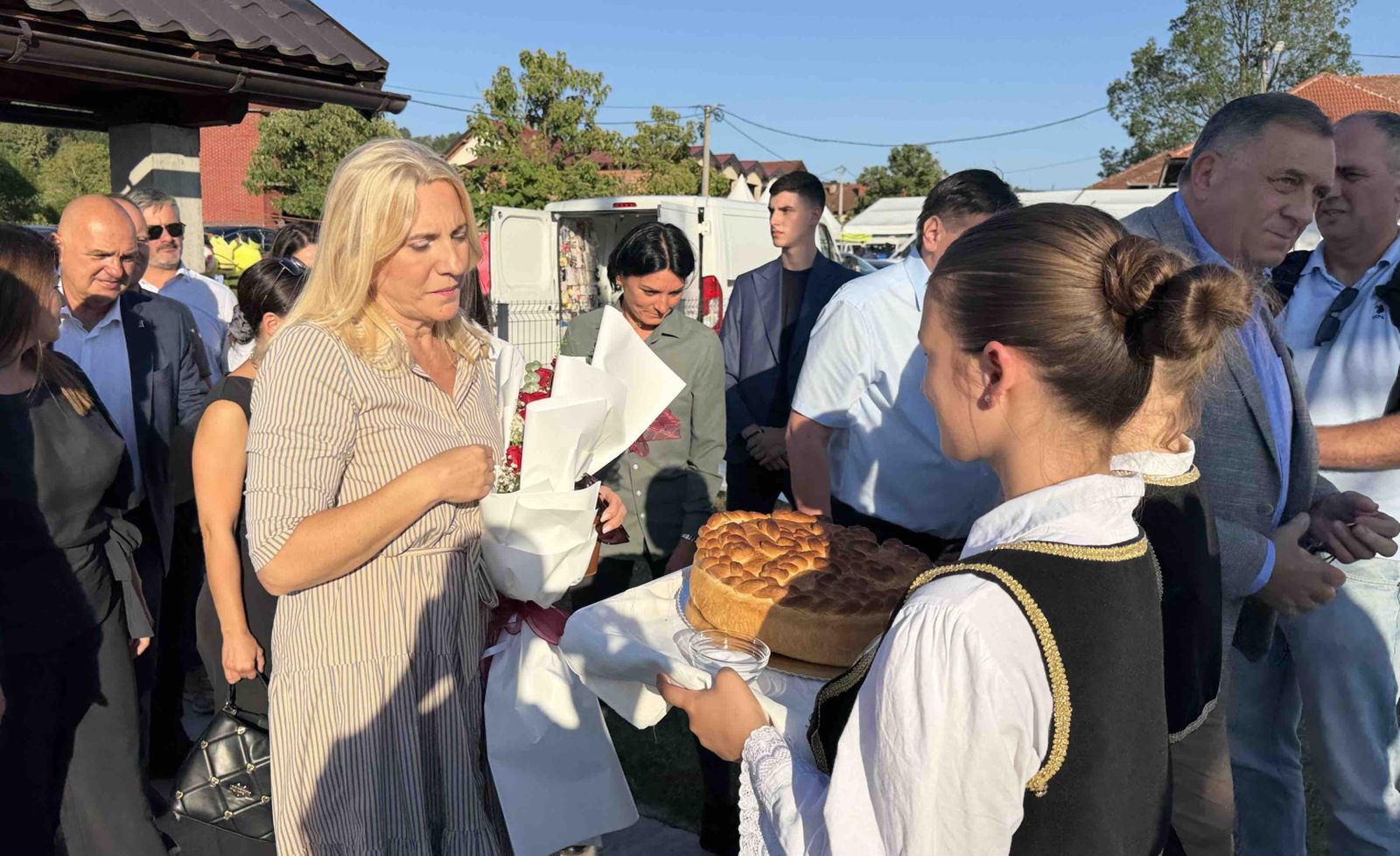 Dodik i Cvijanović na obilježavanju Ilindana u dobojskom selu Kožuhe FOTO