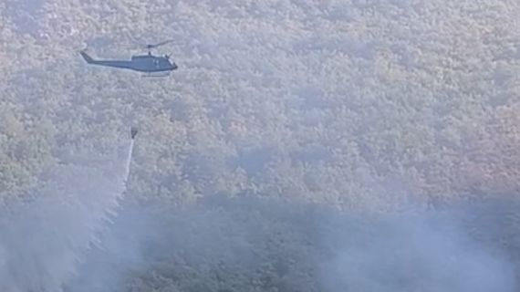 Požar kod Konjica i dalje aktivan: Od ranog jutra u akciji gašenja i helikopter OS BiH