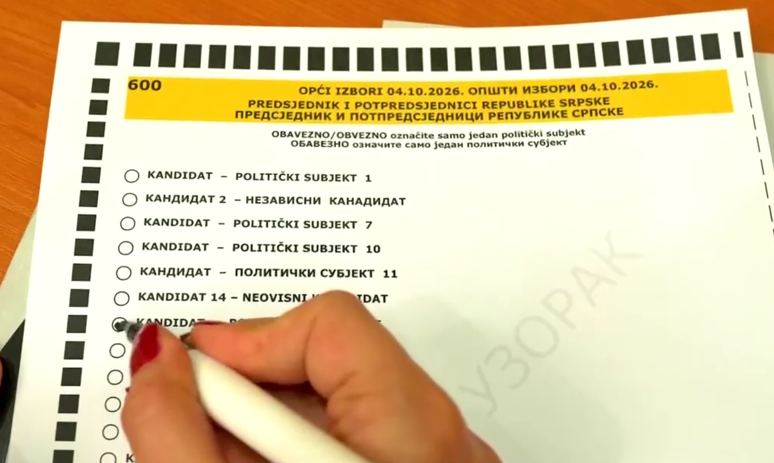 U susret 4. oktobru: CIK BiH objasnio kako glasati – korak po korak VIDEO