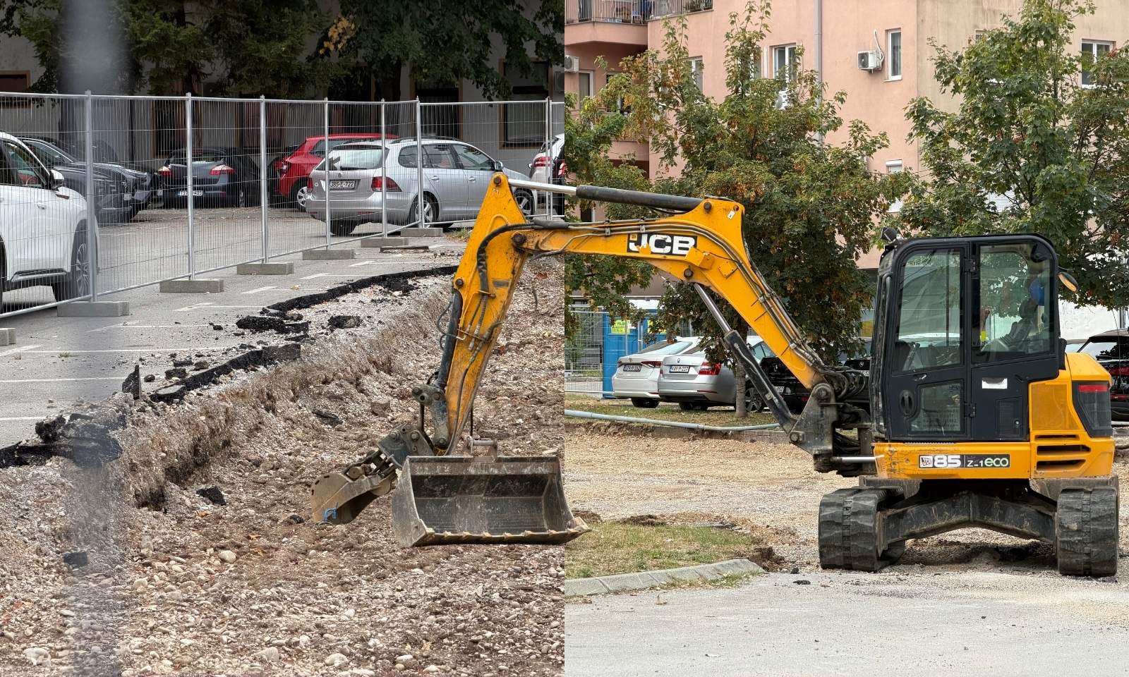 Bager stigao kod Zenita: Raskopan parking za javnu garažu FOTO