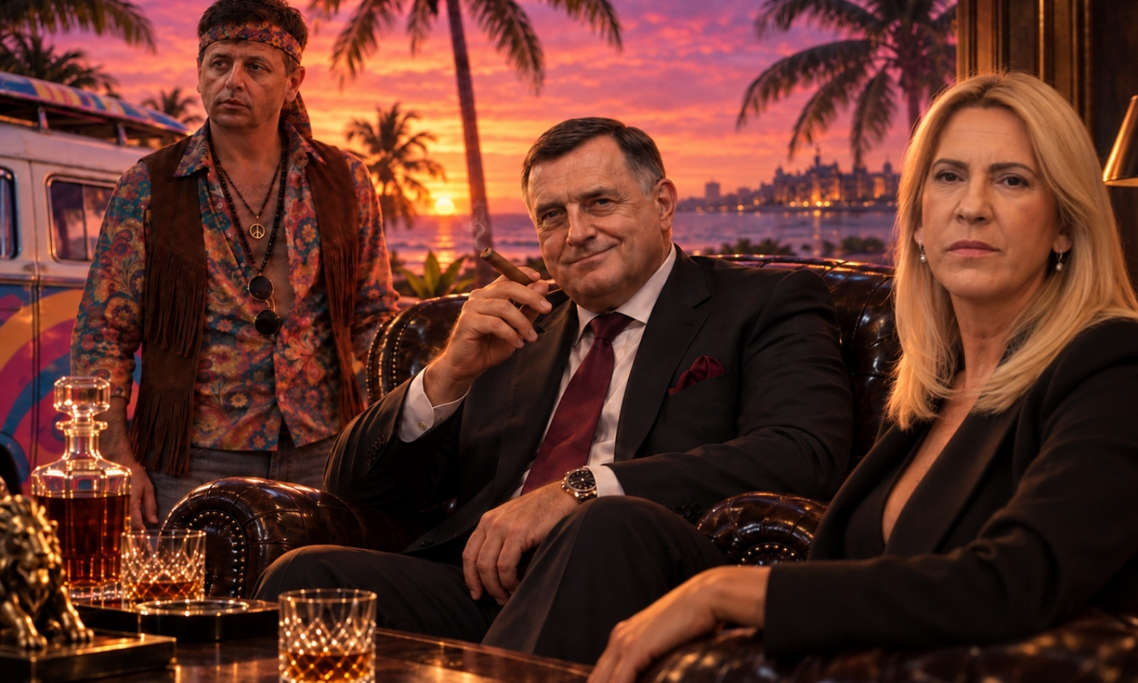 Vukanović kao hipik, Dodik s cigarilosom: Ovako izgleda GTA 6 verzija izbora u BiH FOTO/VIDEO