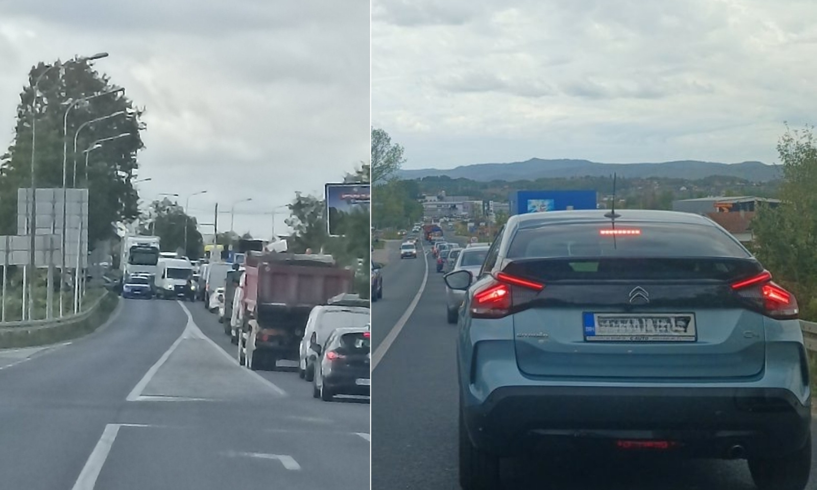 Kolaps na izlazu iz Banjaluke: Vozila zaglavljena prema Prijedoru FOTO