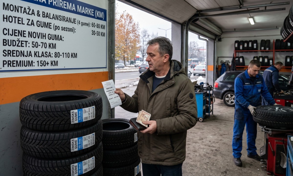 Priprema za zimu nikad skuplja: Evo koliko će vozače u Srpskoj koštati gume i montaža FOTO