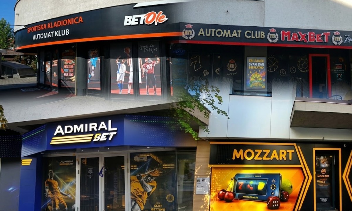 Ovo vam je banjalučki “Las Vegas”: Na 100 metara šest kladionica, a otvara se i sedma FOTO