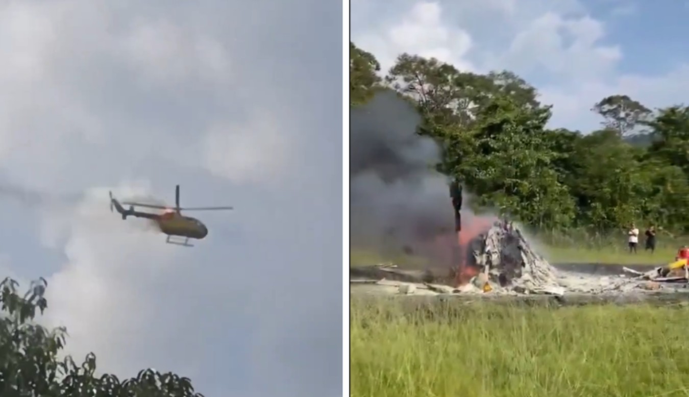Pet života ugašeno u stravičnoj nesreći: Srušio se helikopter medicinske službe VIDEO