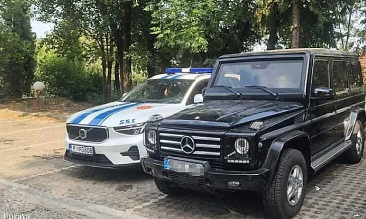Kriminalni vozni park: Oduzet luksuzni mercedes Radoja Zvicera