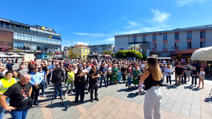 Protest u Prijedoru zbog rudnika uglja na Bukovoj Kosi: “Gušimo su u sumporu”