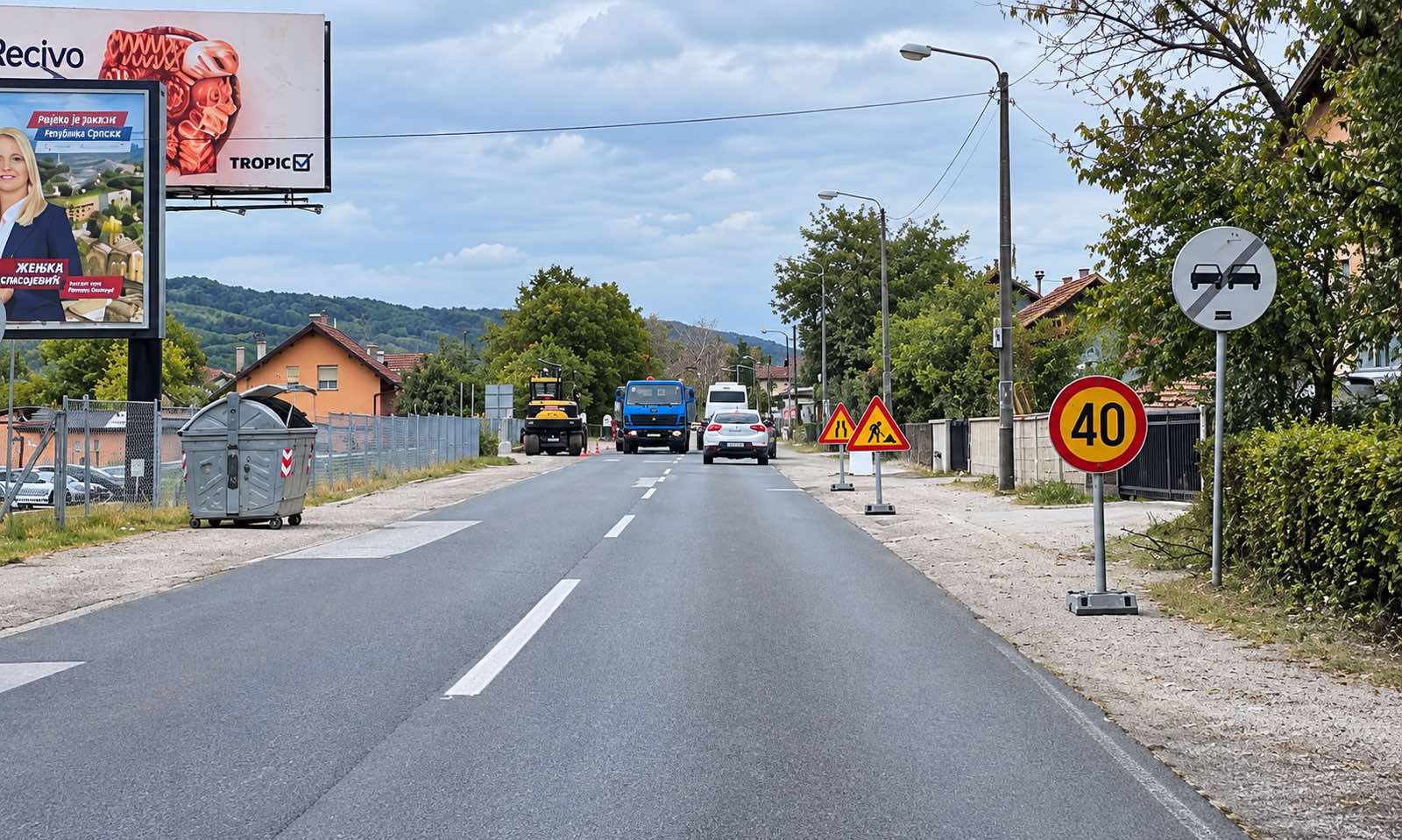 Radovi konačno počeli: Nakon mjeseci apela, mašine stigle i u Adu FOTO