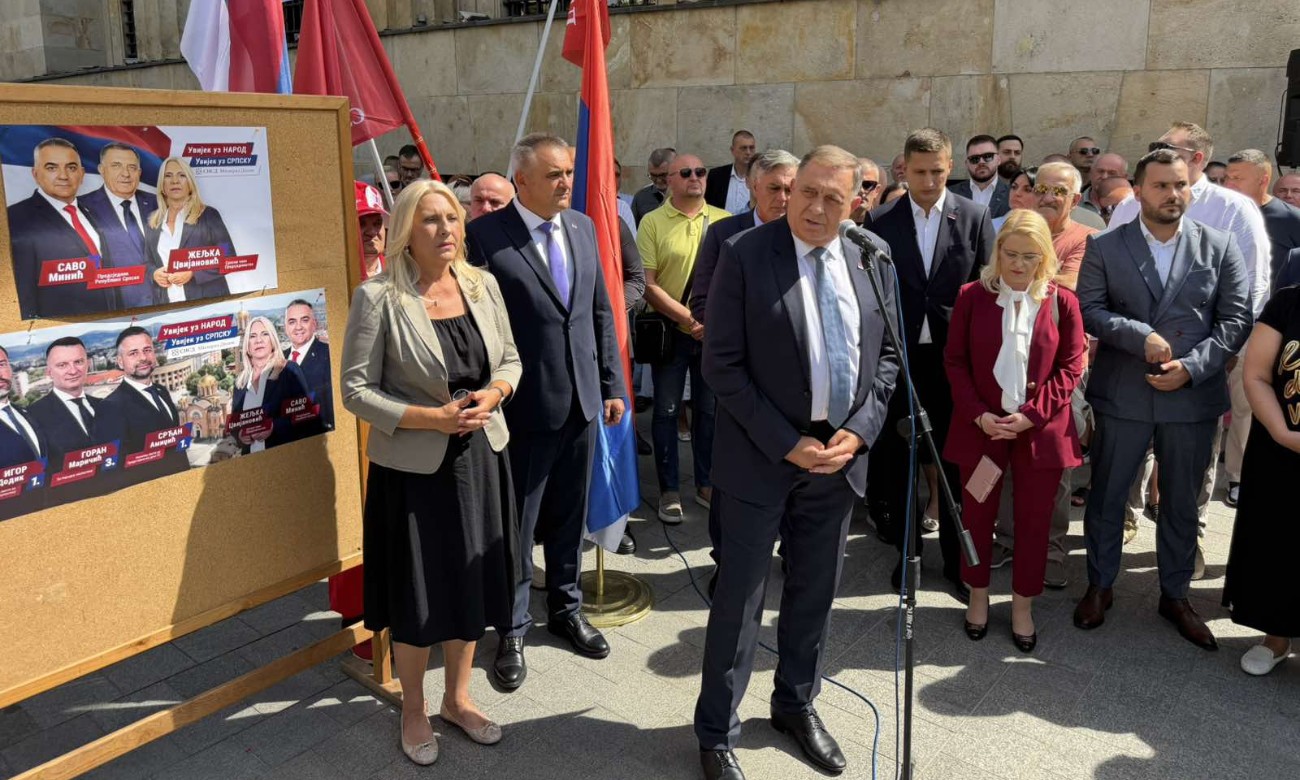 Dodik otvorio kampanju: SNSD sa 40 odsto mete konkurenciju FOTO