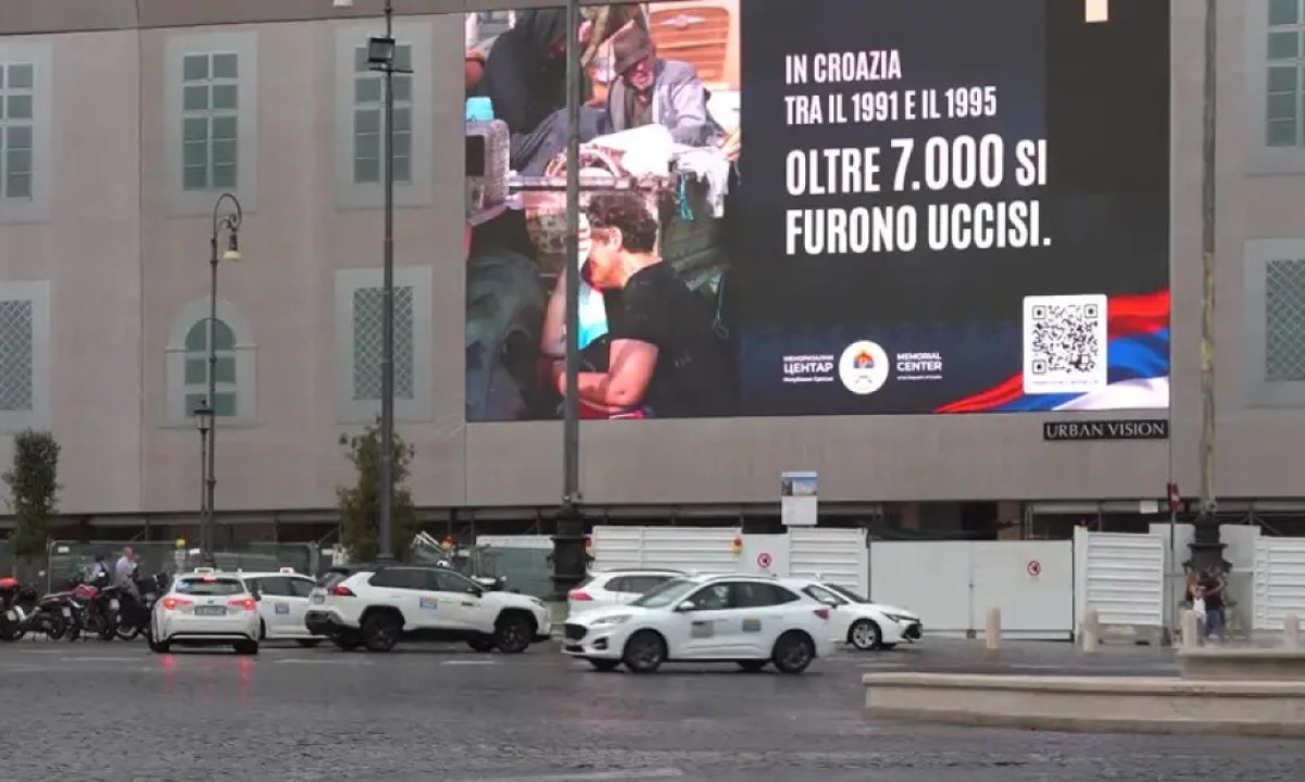 Skandal koji trese Rim: Zašto bošnjačkim aktivistima smeta kampanja o stradanju Srba?