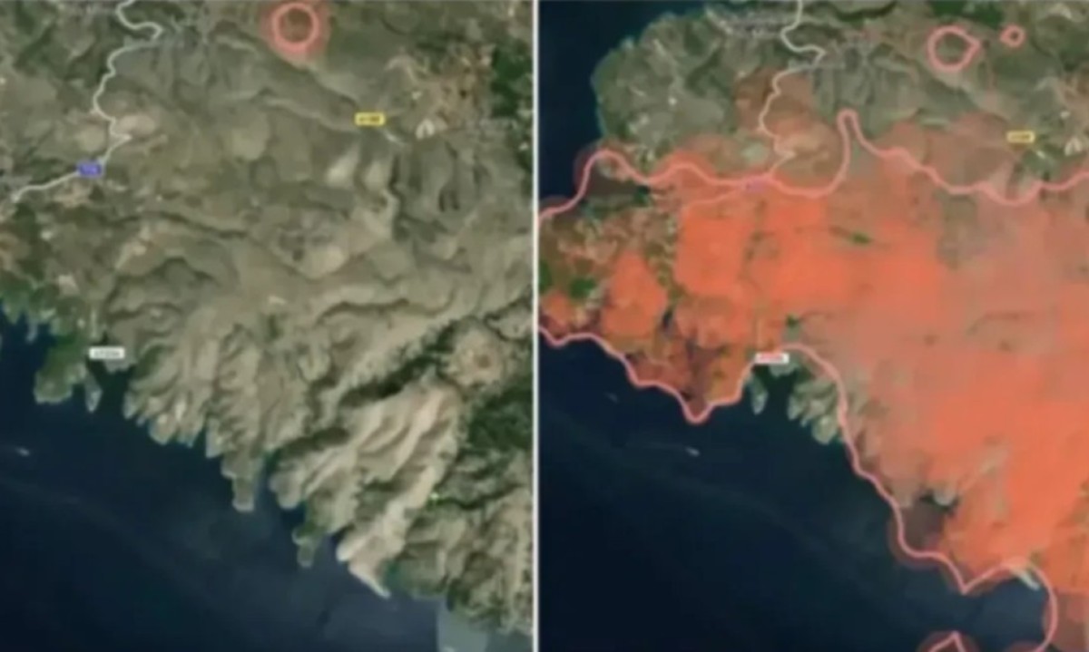 Apokaliptični prizori na Braču: Požar progutao skoro sedminu ostrva VIDEO