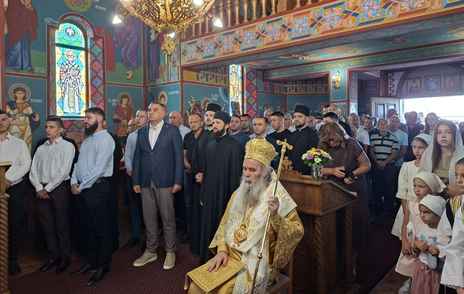 Vladika Fotije služi liturgiju u Kruškovom Polju: Prisustvuje i predsjednik Vlade Republike Srpske