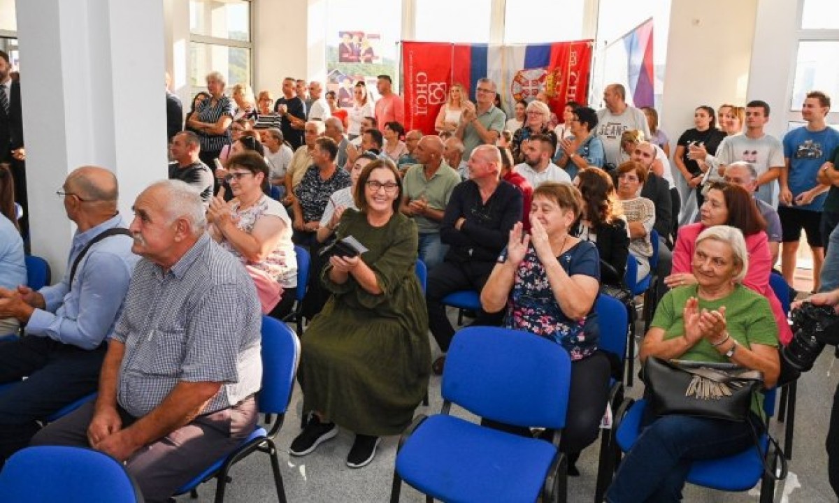 Cvijanović i Minić u Oštroj Luci: Uvjereni smo da će građani prodržati siguran put razvoja koji nudi SNSD VIDEO,FOTO