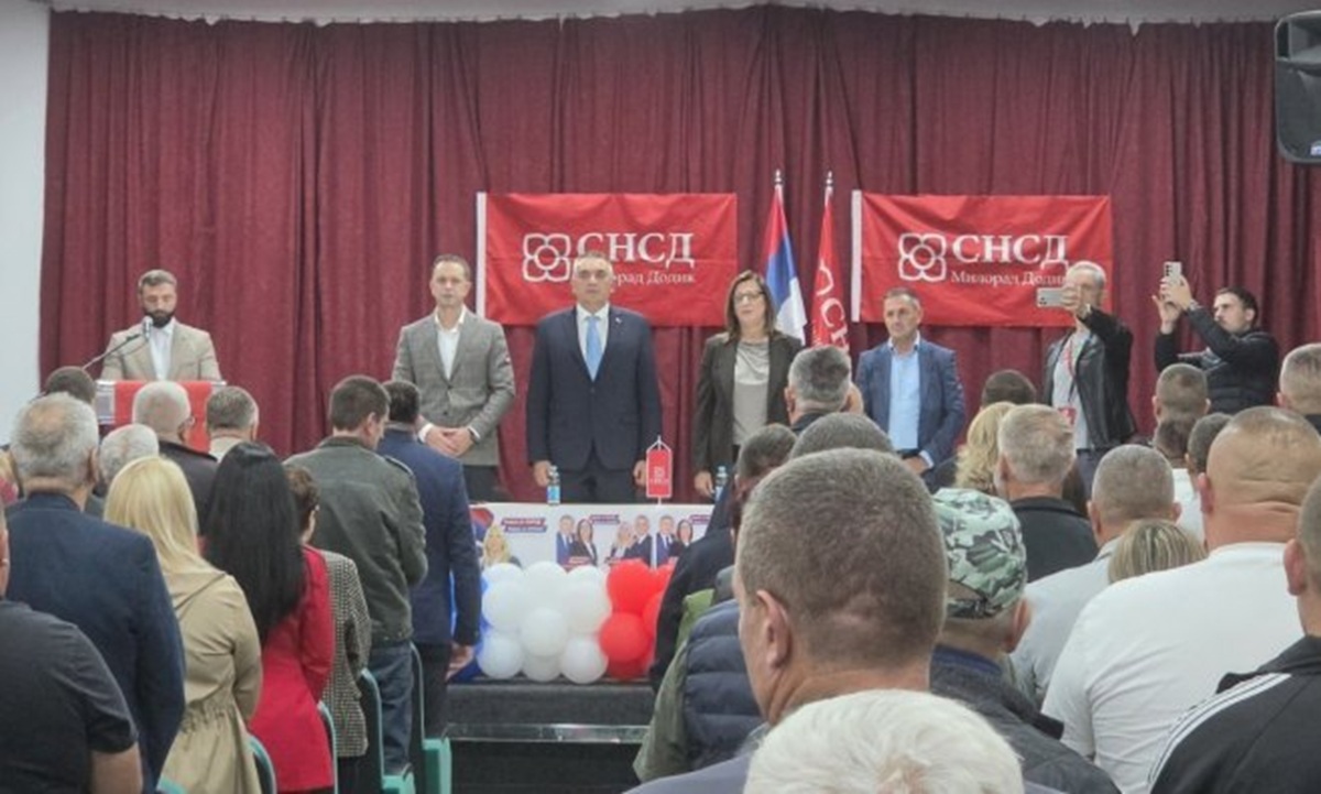 Tribina SNSD-a u Ribniku! Minić: Mjesto u koje dolazim često, ovdje žive dobri ljudi