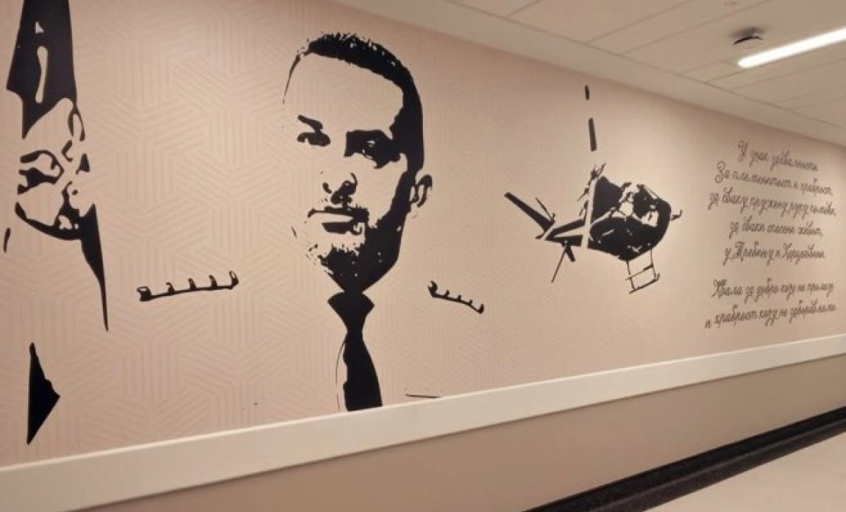 Mural Bobanu Kusturiću u trebinjskoj bolnici: “Hvala za dobro koje ne prolazi…” FOTO